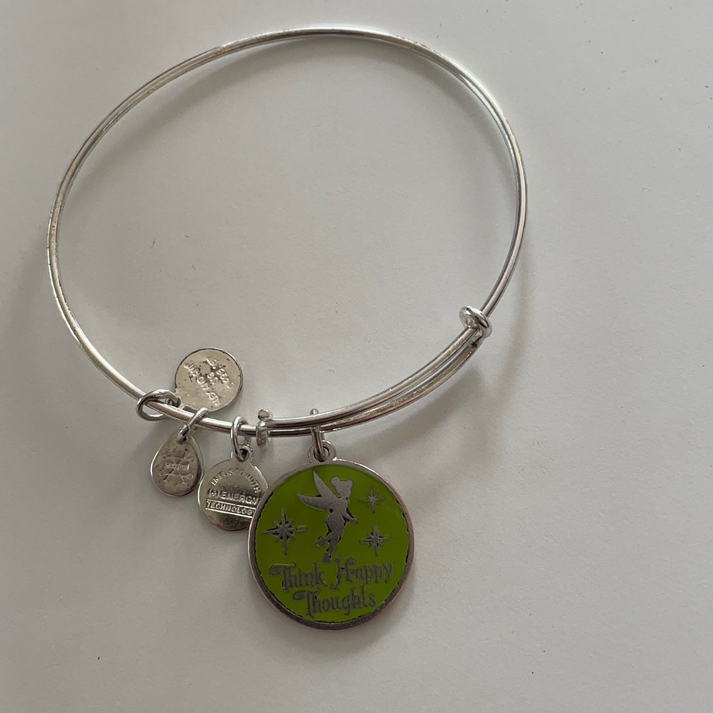 Disney Alex and Ani Tinker bell silver bracelet